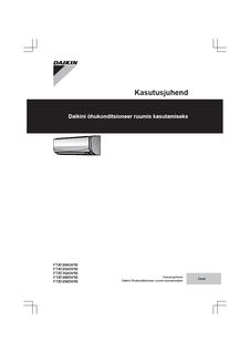 FTXF-A,FTXF-B_3PET520336-3E_Operation manual_Estonian download